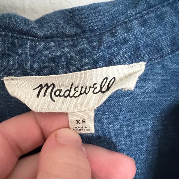 Madewell Denim Button Down Shirt - Picture 2 of 5